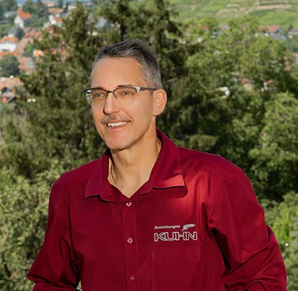 Michael Groshaupt von Kuhn Bestattungen in Asperg - Portrait des Bestatters